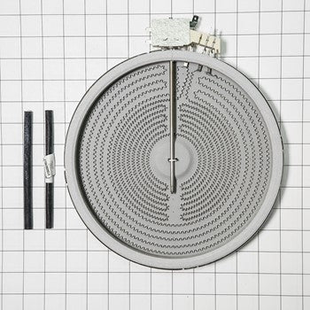 Whirlpool W10823692 Élément de cuisinière radiant double avant gauche