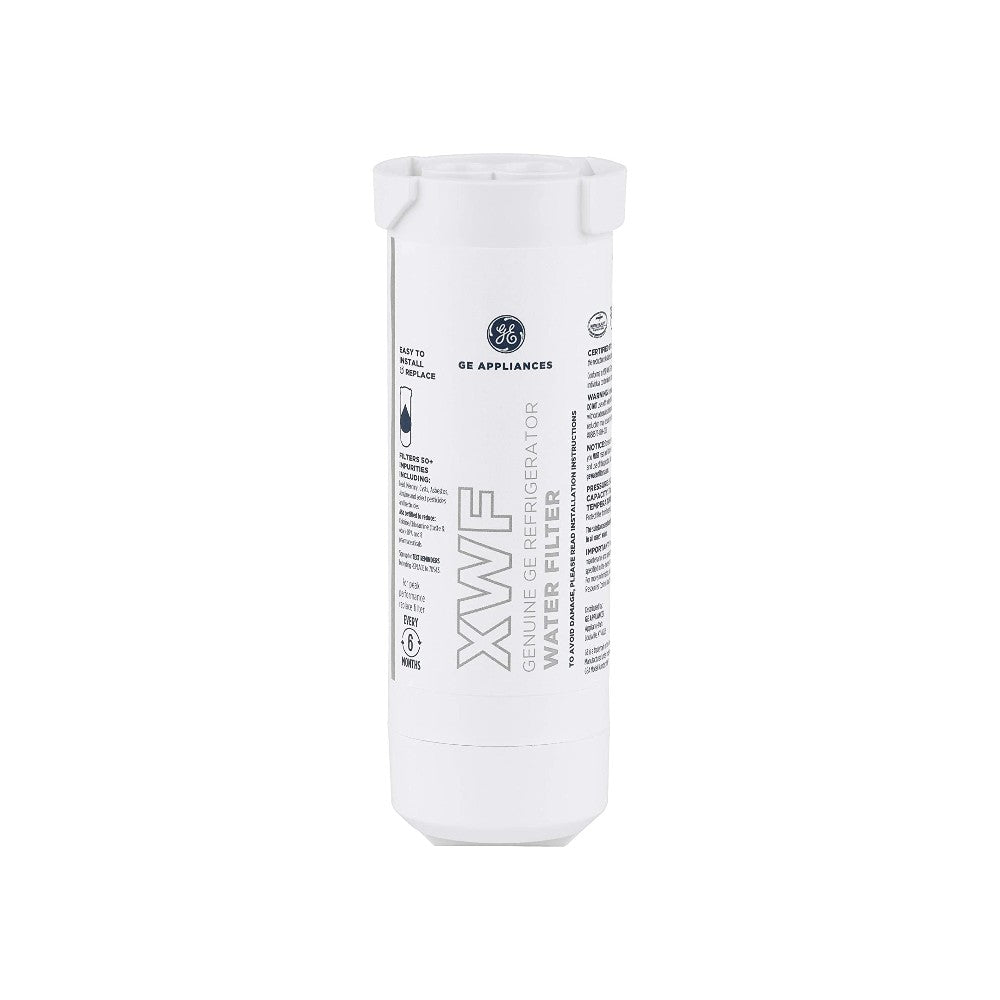 GE XWF refrigerator water filter replacement cartridge without electronic chip
