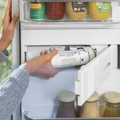GE XWFE refrigerator water filter cartridge with electronic chip replacement -3